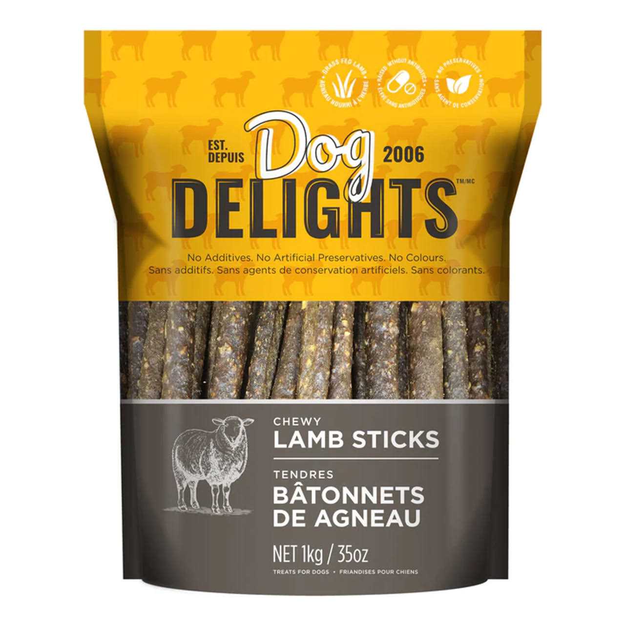 Dog Delights Chewy Lamb sticks - Healthber