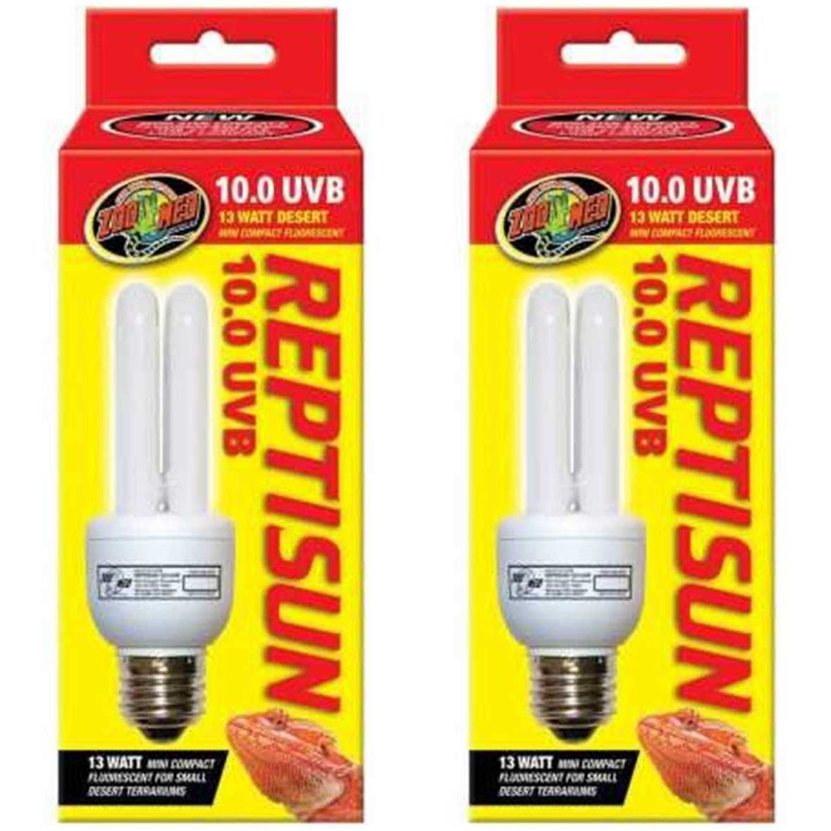 Zoo Med ReptiSun 10.0 Mini Compact Fluorescent UVB Bulb - Healthber