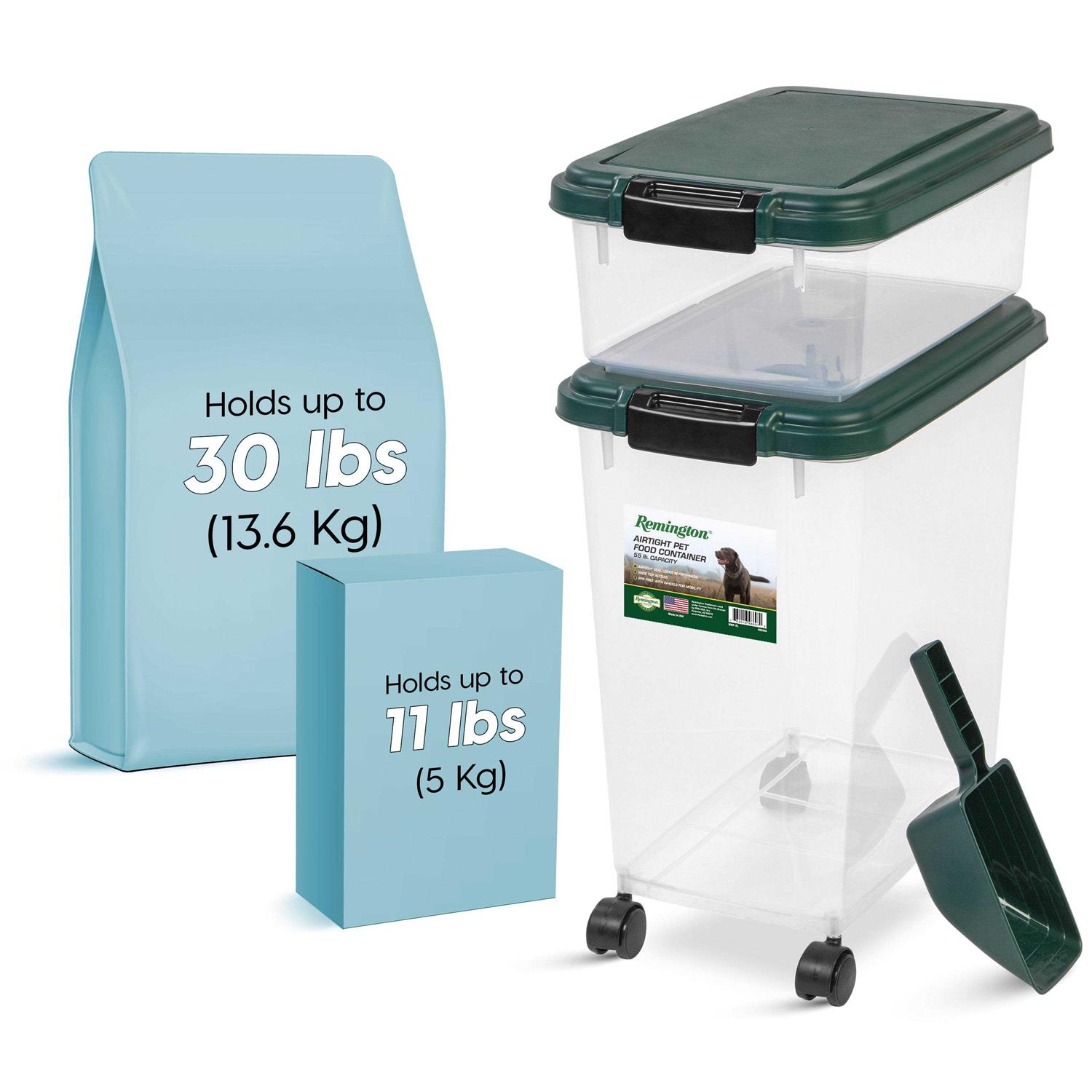 Remington 3-Piece Airtight Pet Food Container Combo - Healthber