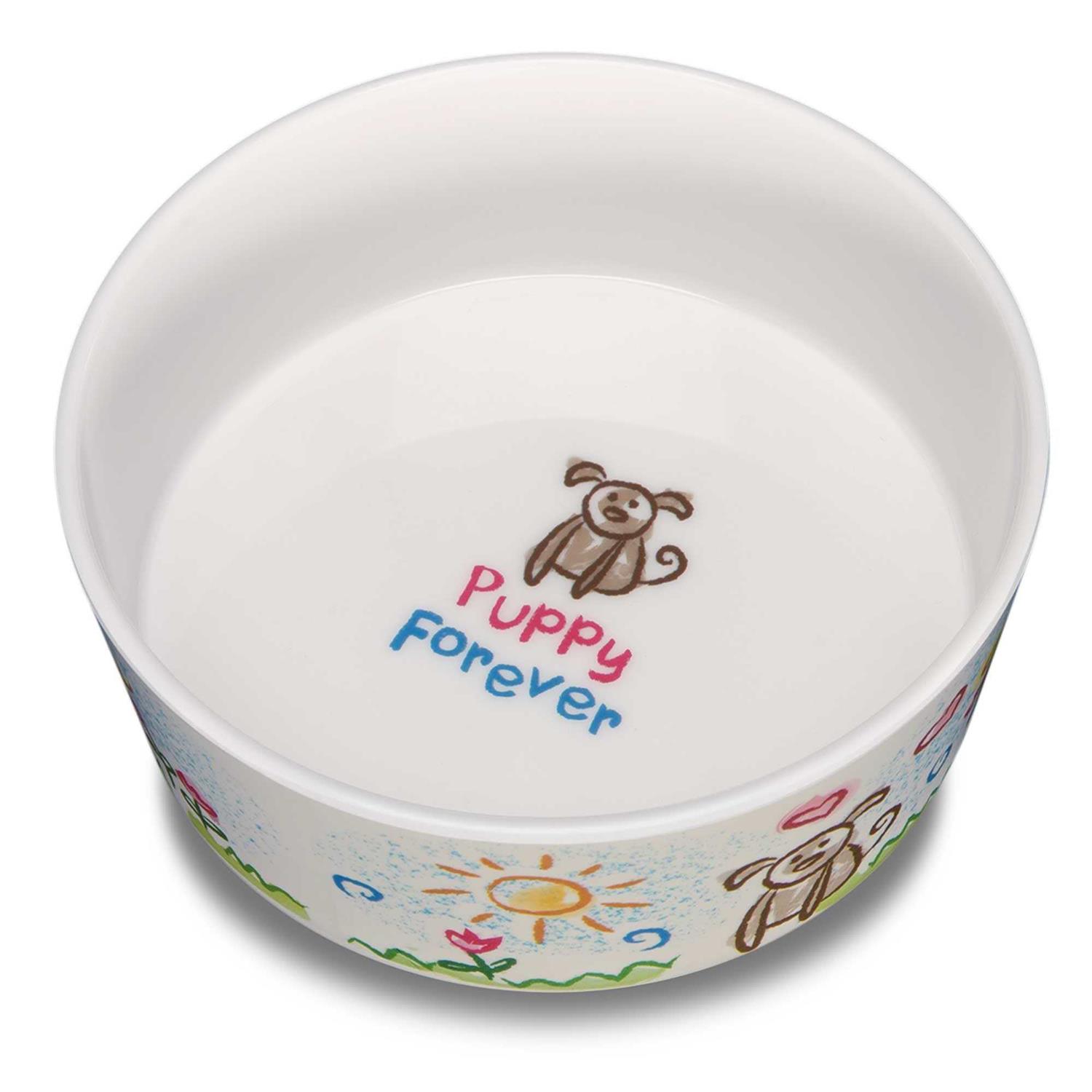 Loving Pets Dolce Moderno Bowl Puppy Forever Design - Healthber