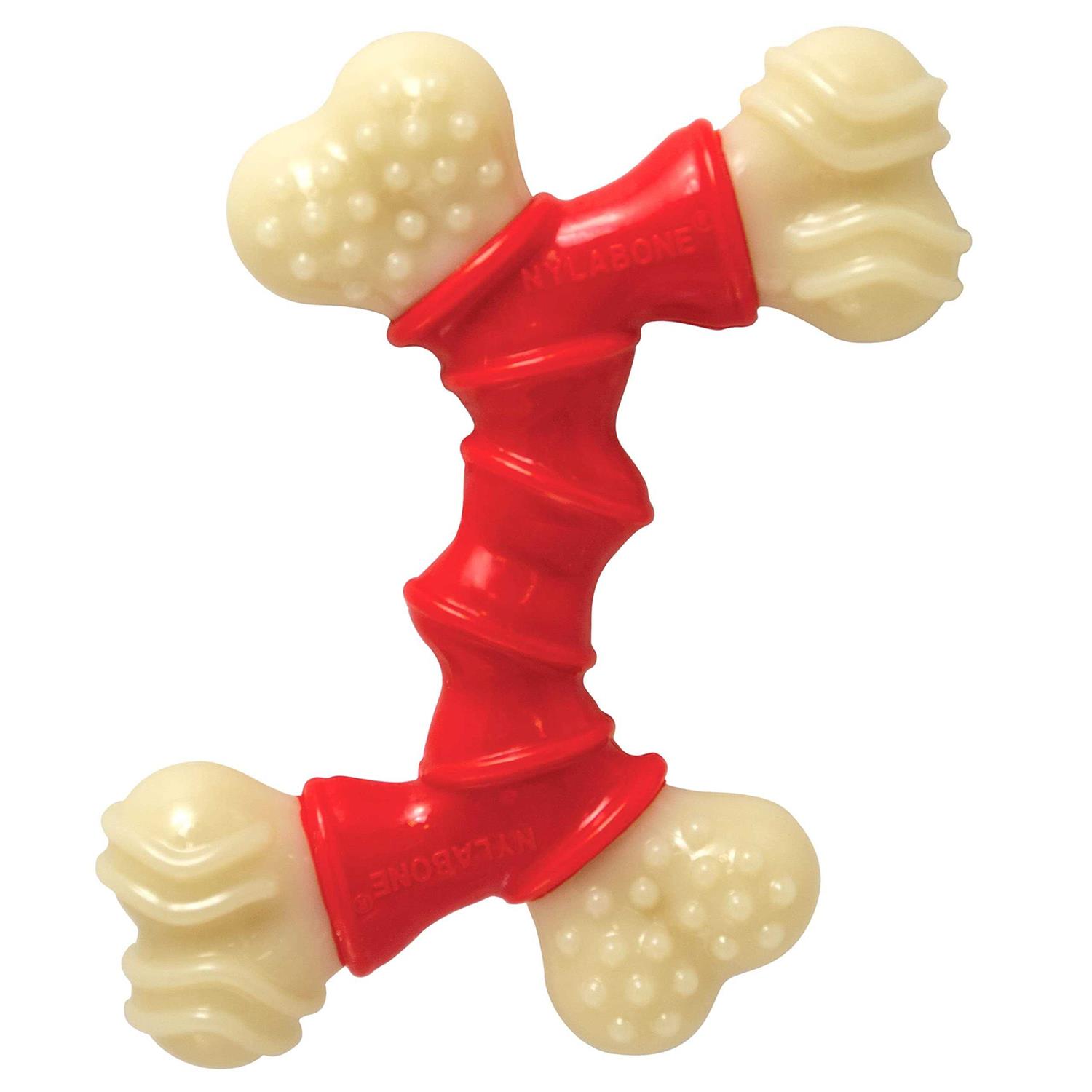 Nylabone Dura Chew Double Bone Bacon Petite - Healthber