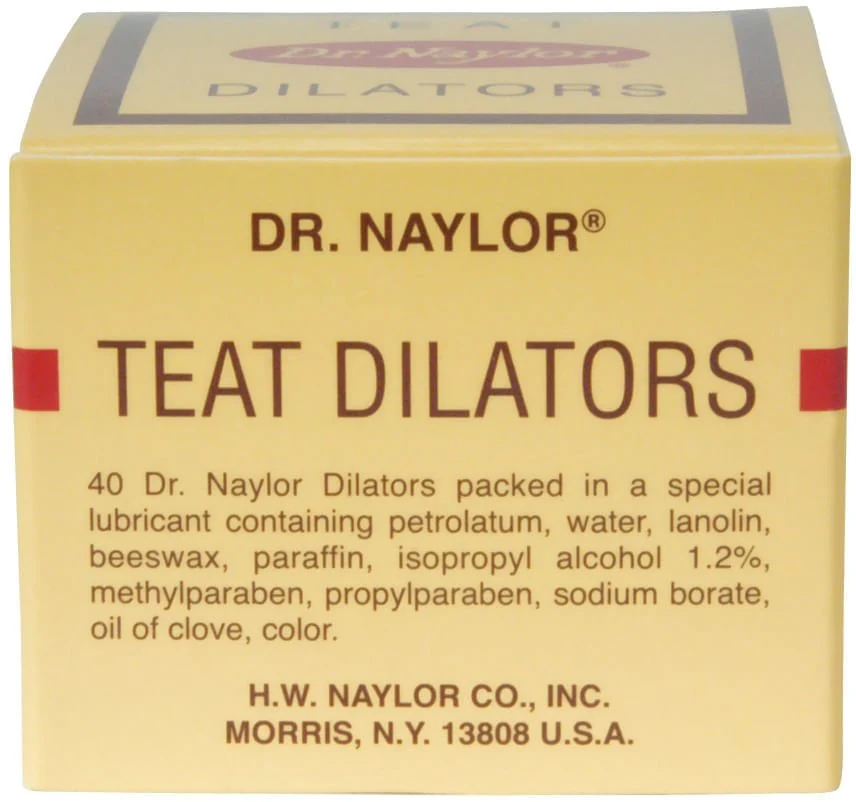 Dr. Naylor's Teat Dilators, Box of 40 - Healthber