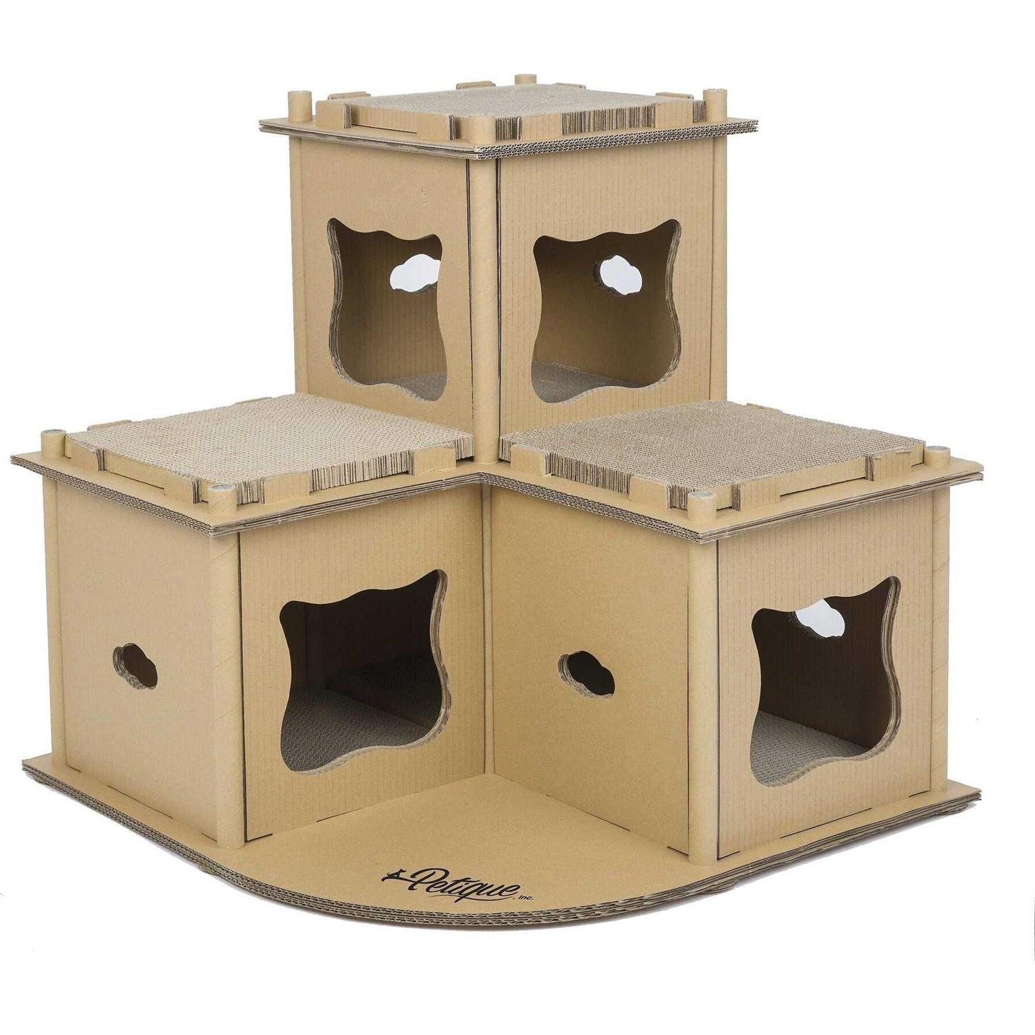 Petique Feline Fortress Cat House - Healthber