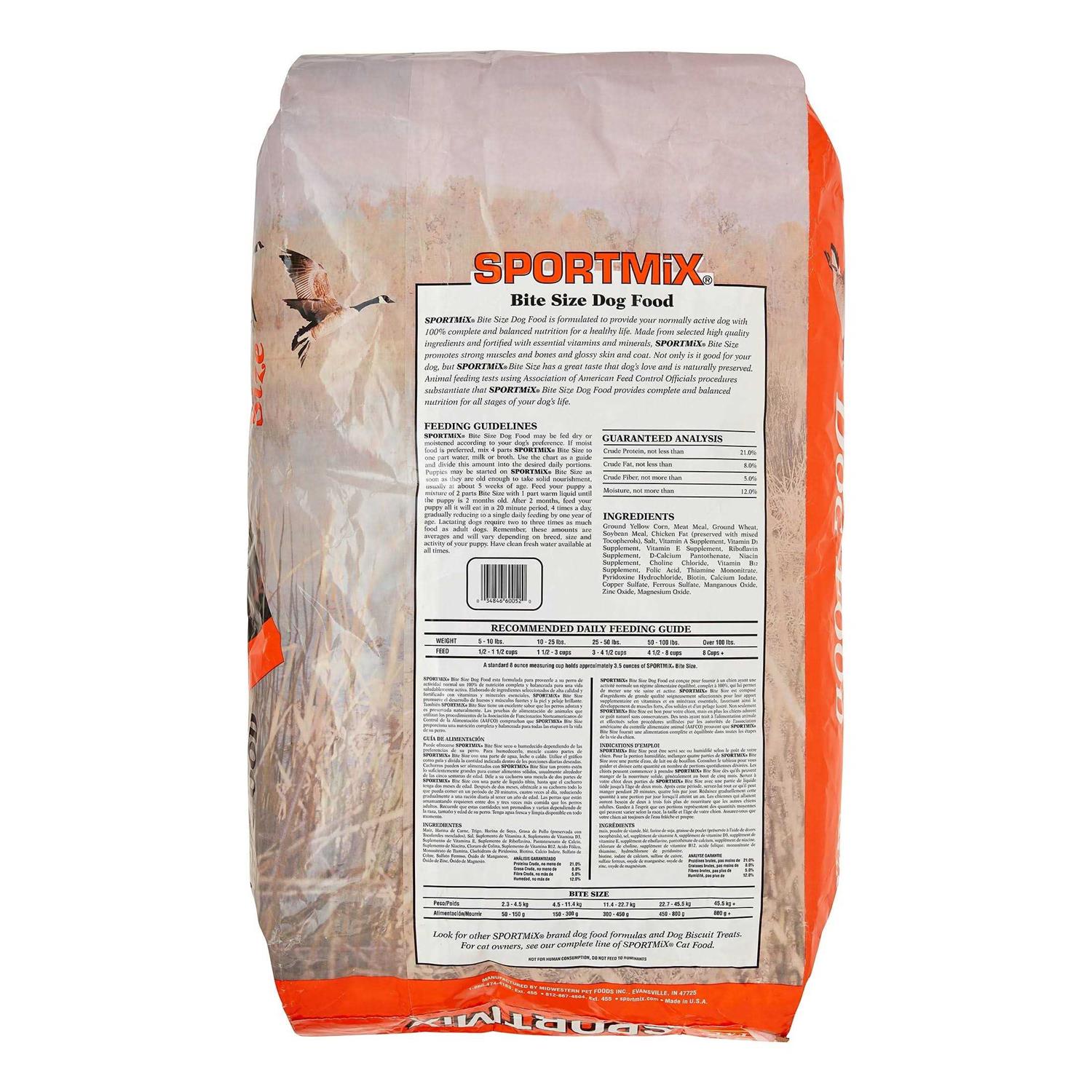 Sportmix Bite Size Dry Dog Food - Healthber