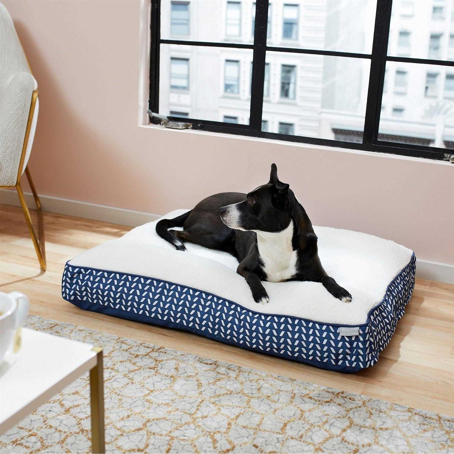 Frisco Plush Orthopedic Pillow Dog Bed w/Removable COVER - Healthber