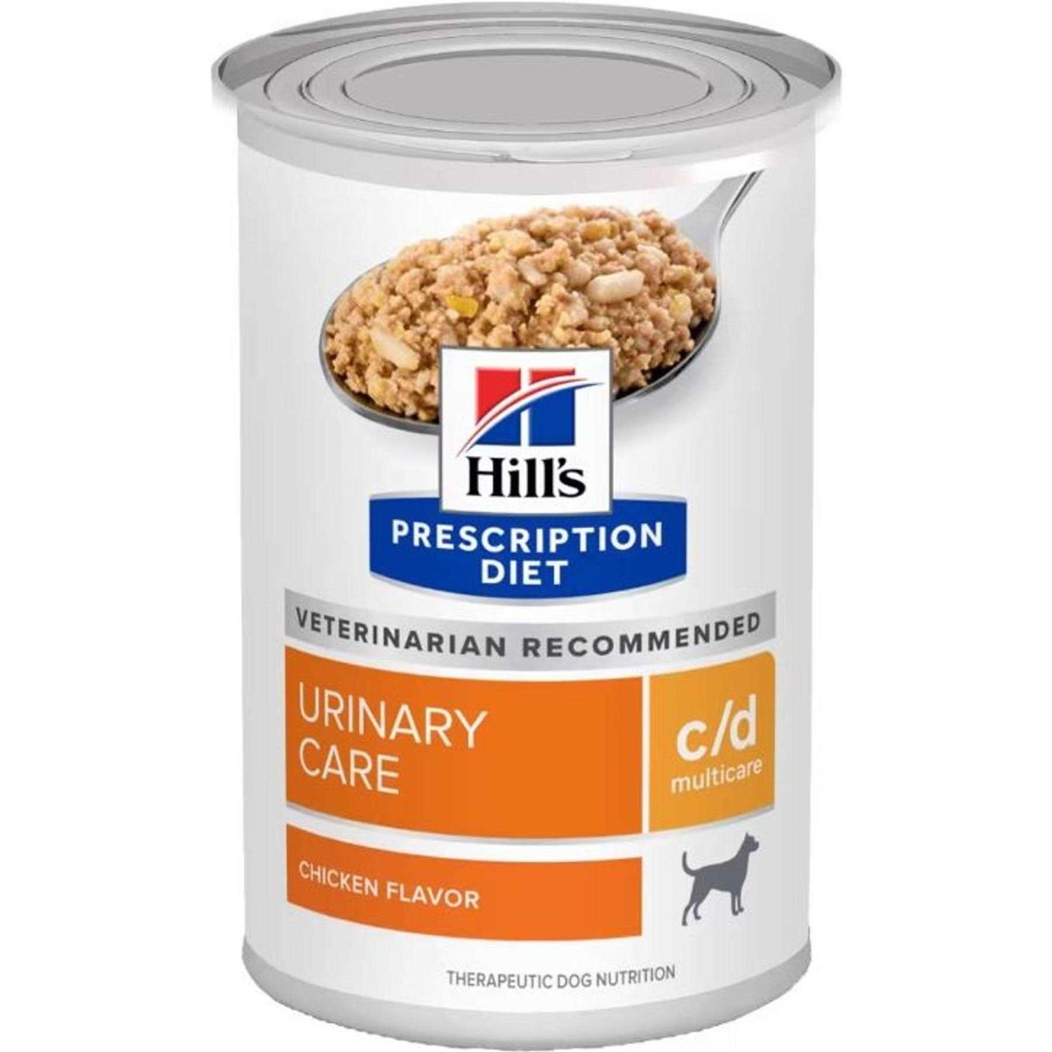 Hill&s Prescription Diet c/d Multicare Urinary Care Chicken Flavor Canned Dog Food - Healthber