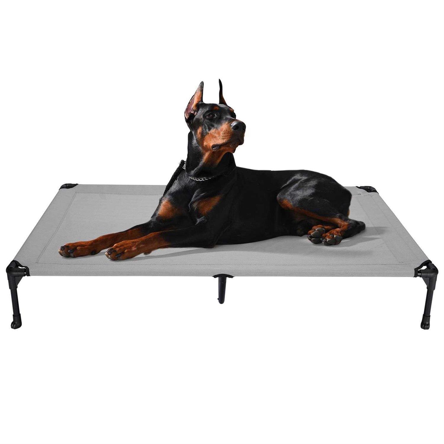 Veehoo Cooling Elevated Dog Bed Raised Pet Cot with Washable Mesh - Healthber