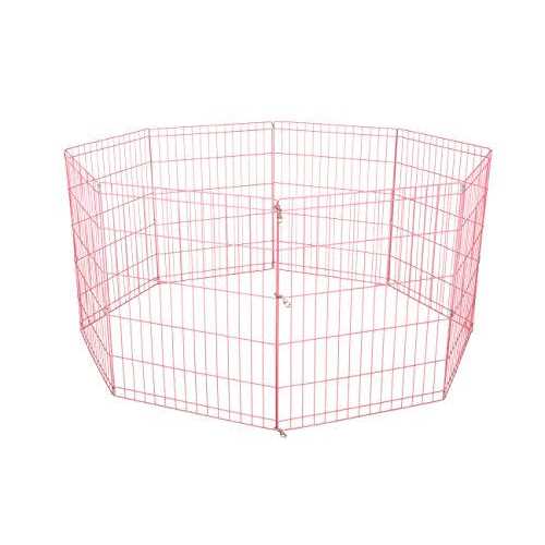 Bestpet 8-Panel Tall Dog Playpen Crate Fence Pet Kennel Play Pen Exercise Cag - Healthber
