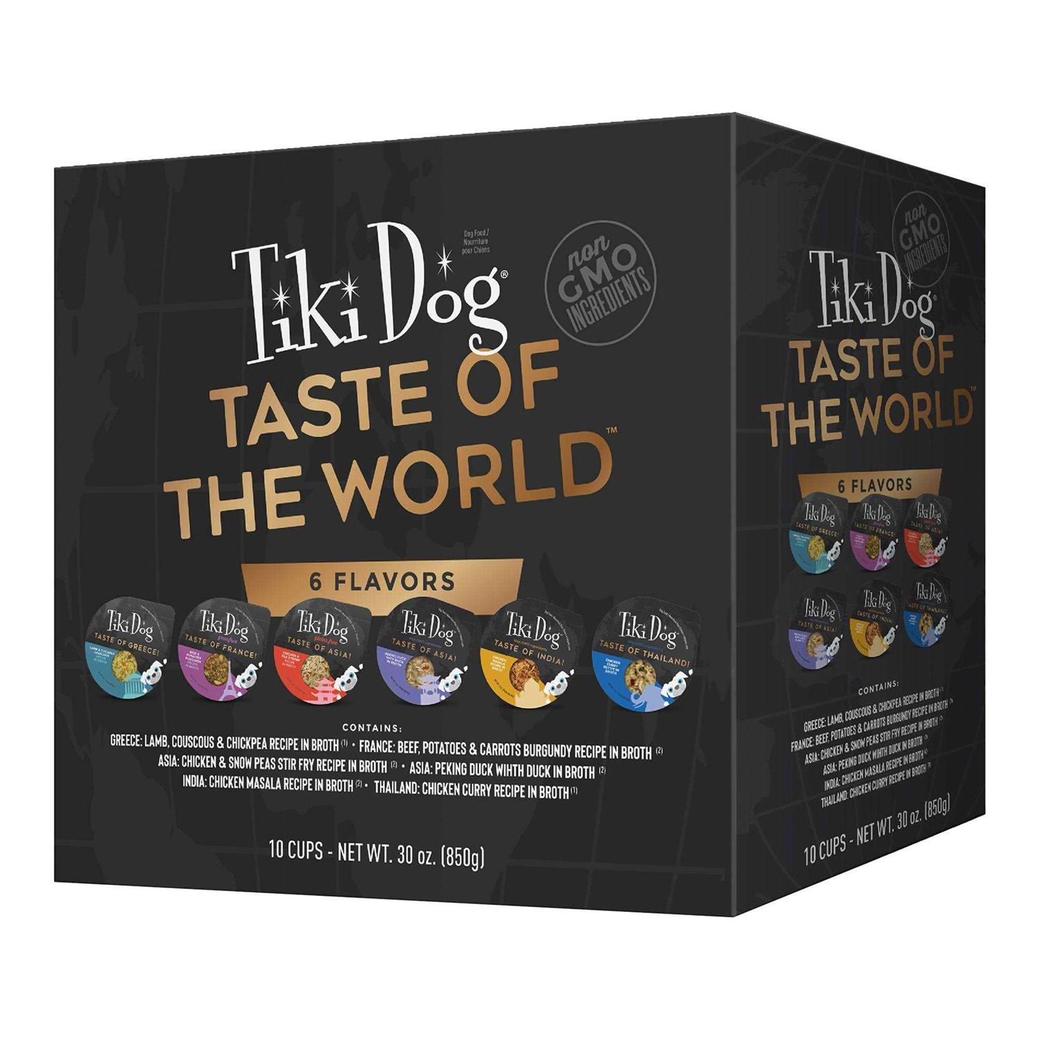 Tiki Dog Taste of The World Variety Pack Dog Food - Healthber