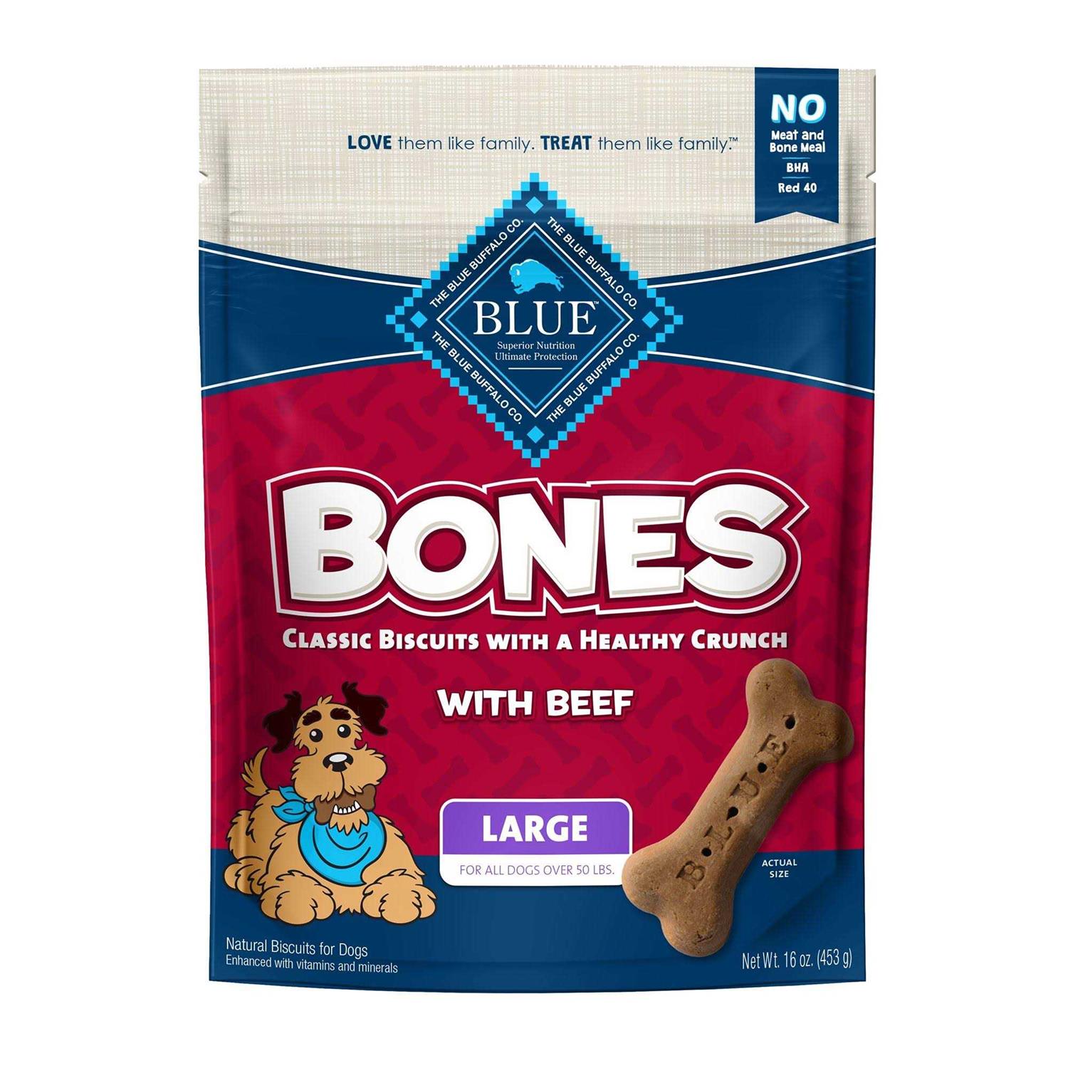 Blue Buffalo Bones Biscuits - Healthber