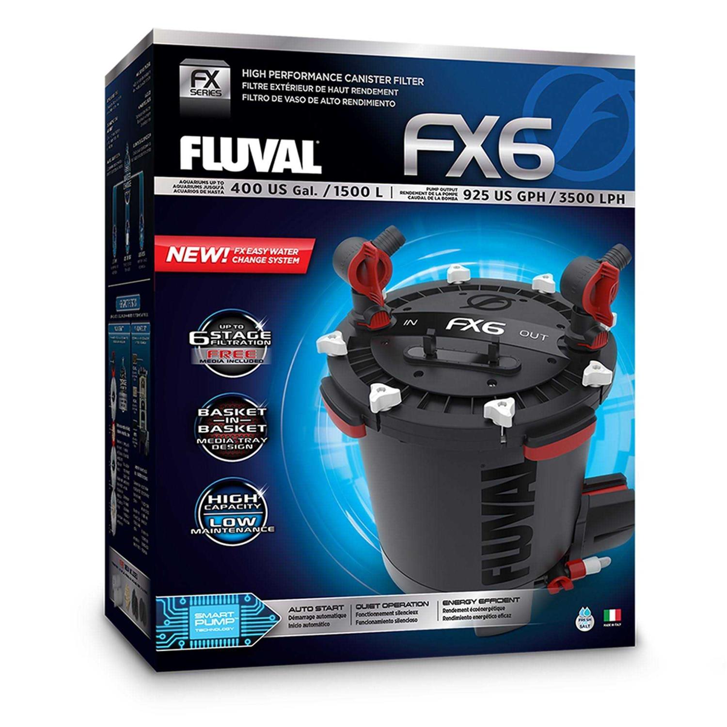Fluval FX6 High Performance Canister Filter - Healthber