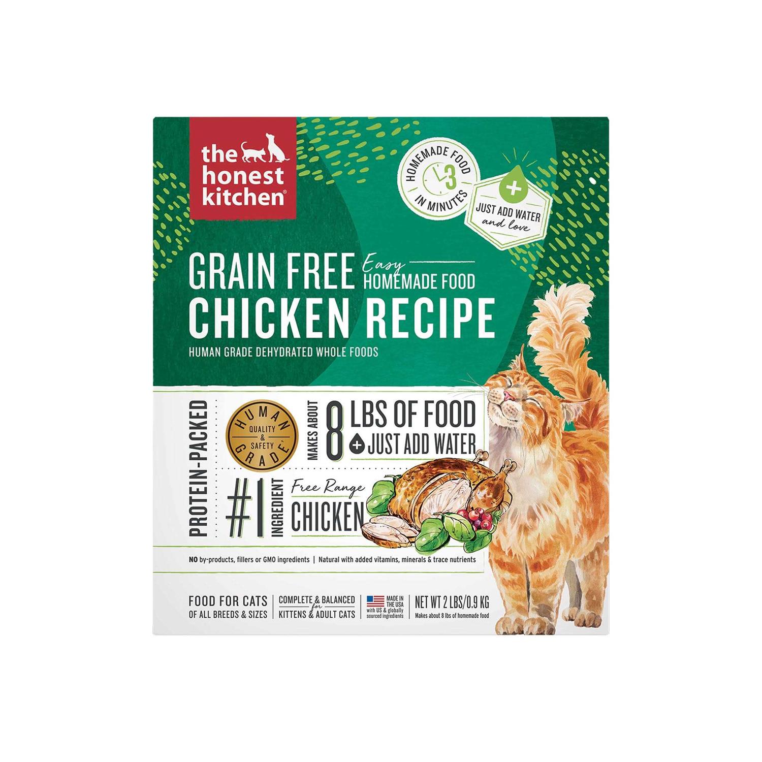 The Honest Kitchen Chicken Grain-Free Dehydrated Cat Food - Healthber