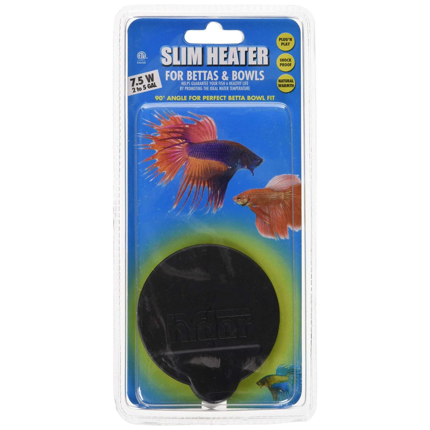 Hydor Betta & Betta Bowl Slim Fish Heater - Healthber