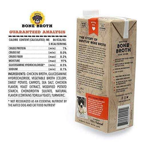 Brutus Broth Broth Bone Chicken Dogs - Healthber