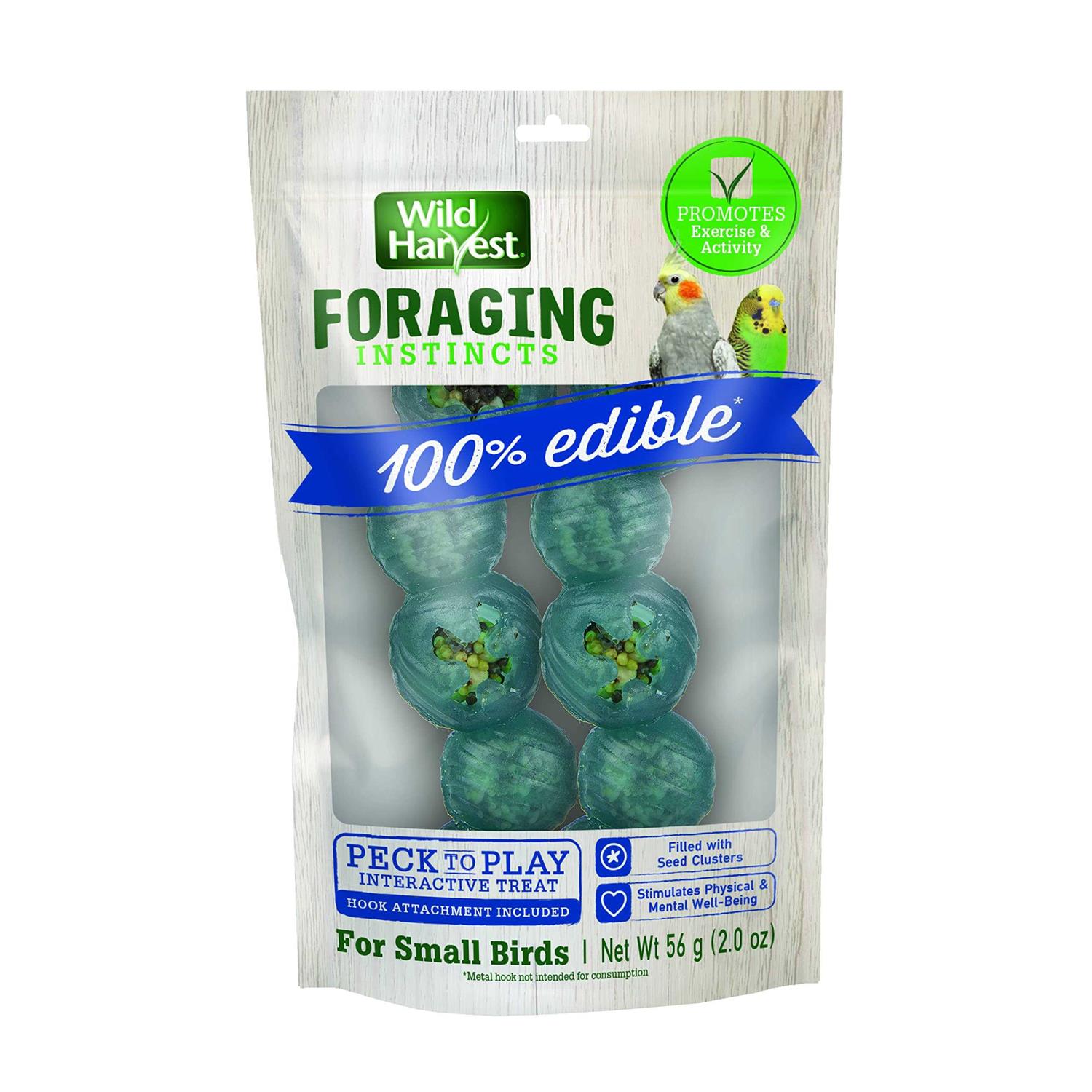 Wild Harvest Foraging Instincts Peck n Play Interactive Treat - Healthber