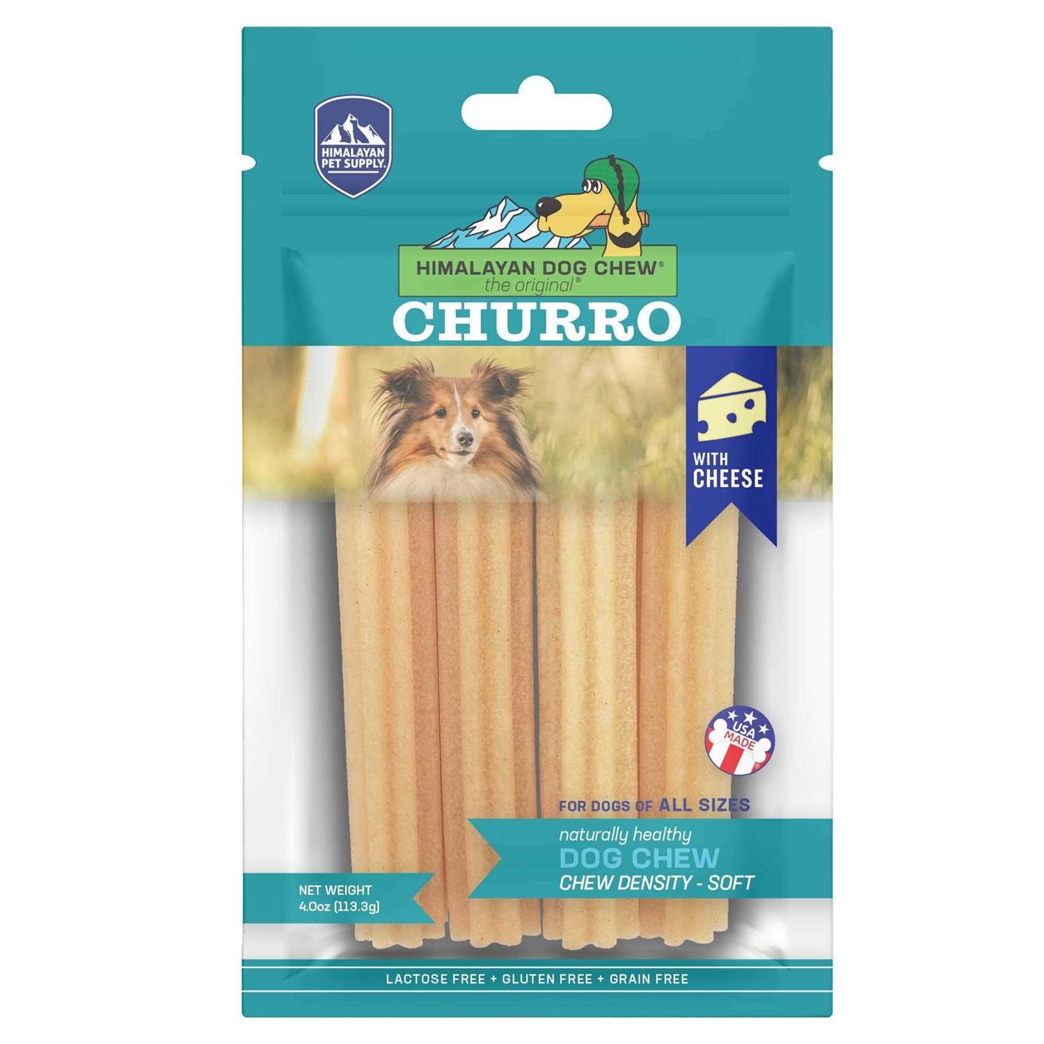 Himalayan Dog Chew Yaky Churro Cheese - Healthber