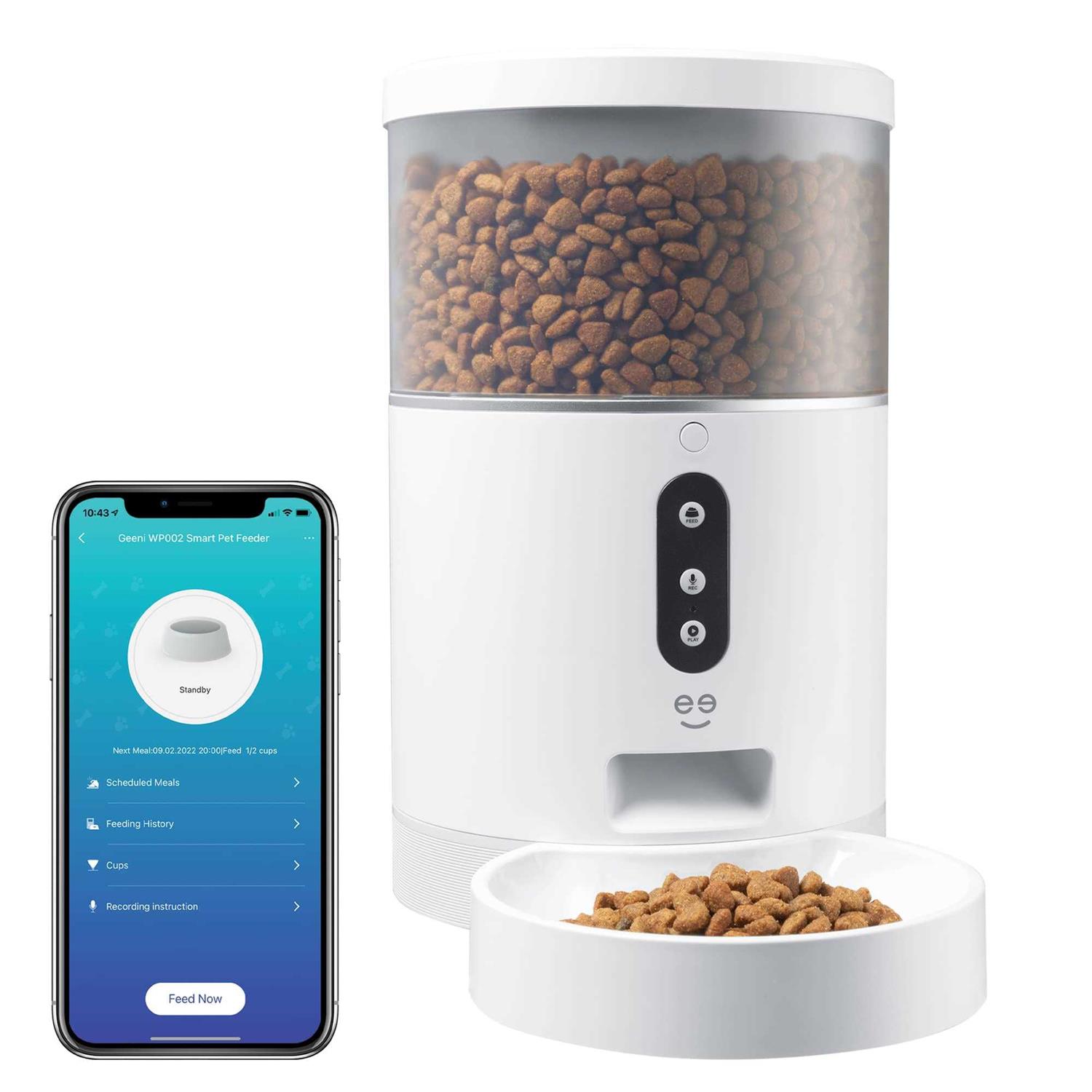 Geeni PetConnect Smart Pet Dog and Cat Feeder - Healthber
