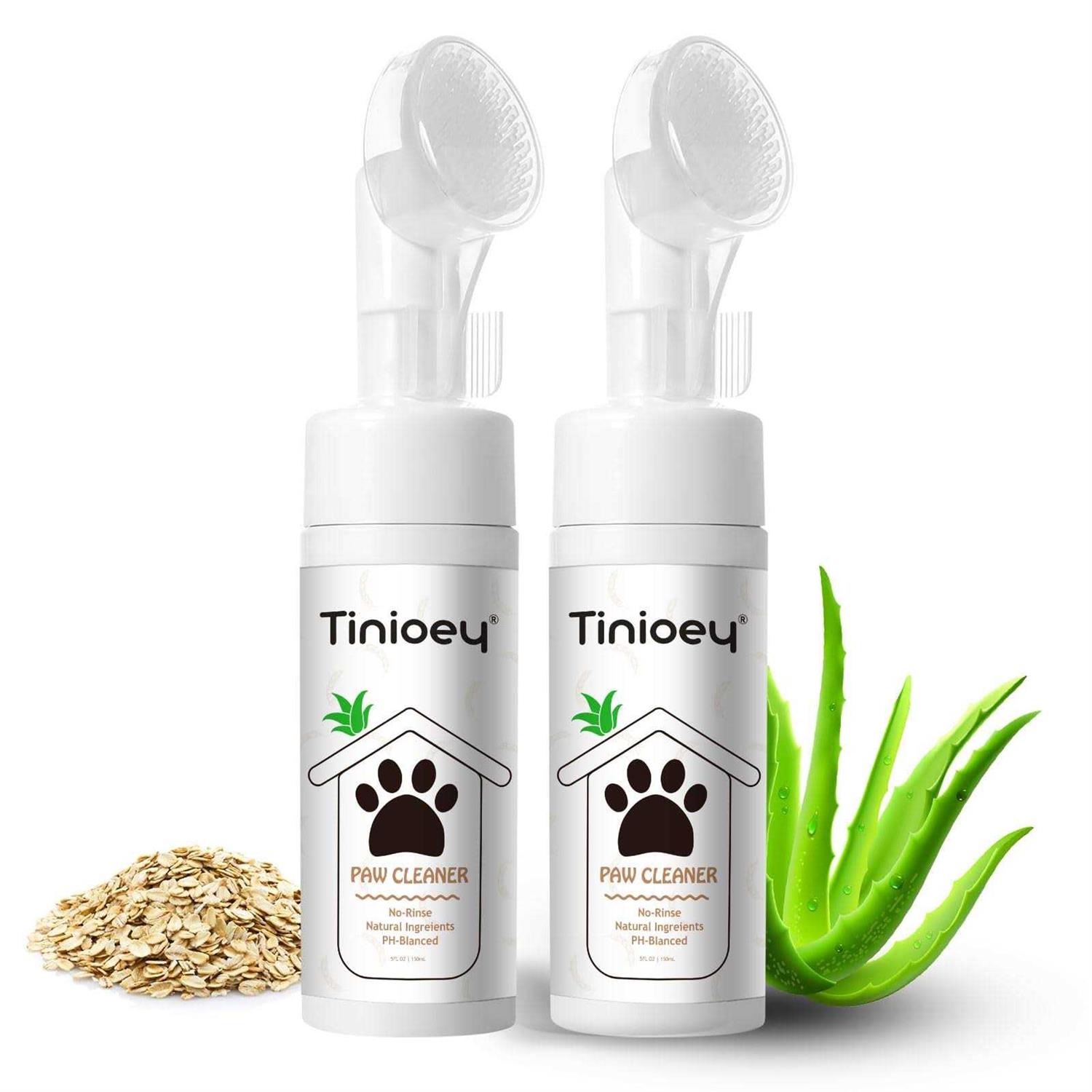 Tinioey Paw Cleaner for Dogs and Cats Clean Paws No-rinse Foaming Cleanser - Healthber