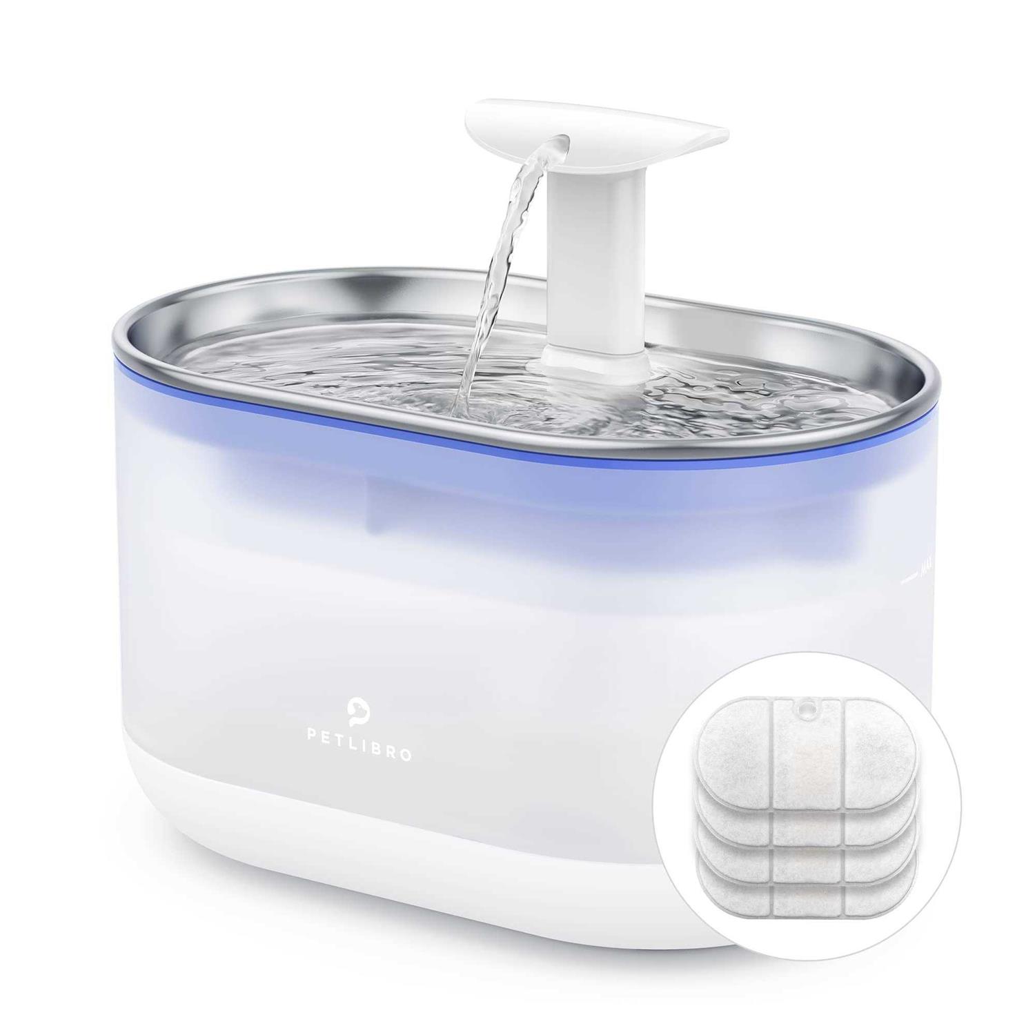 PETLIBRO Cat Water Fountain 71fl oz/2.1L Ultra Quiet Pet Water Fountain - Healthber
