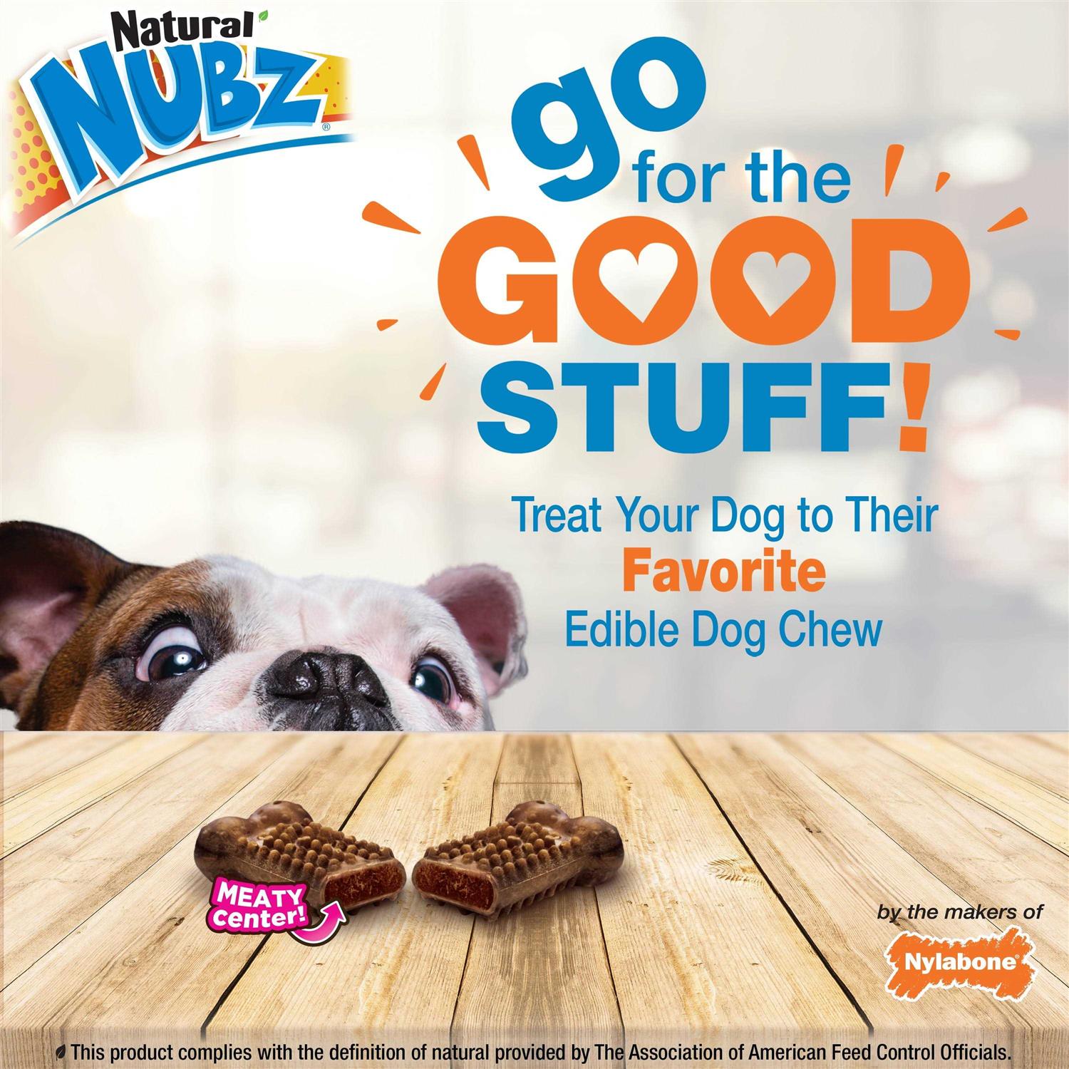Nylabone Natural Nubz Edible Dog Chews - Healthber