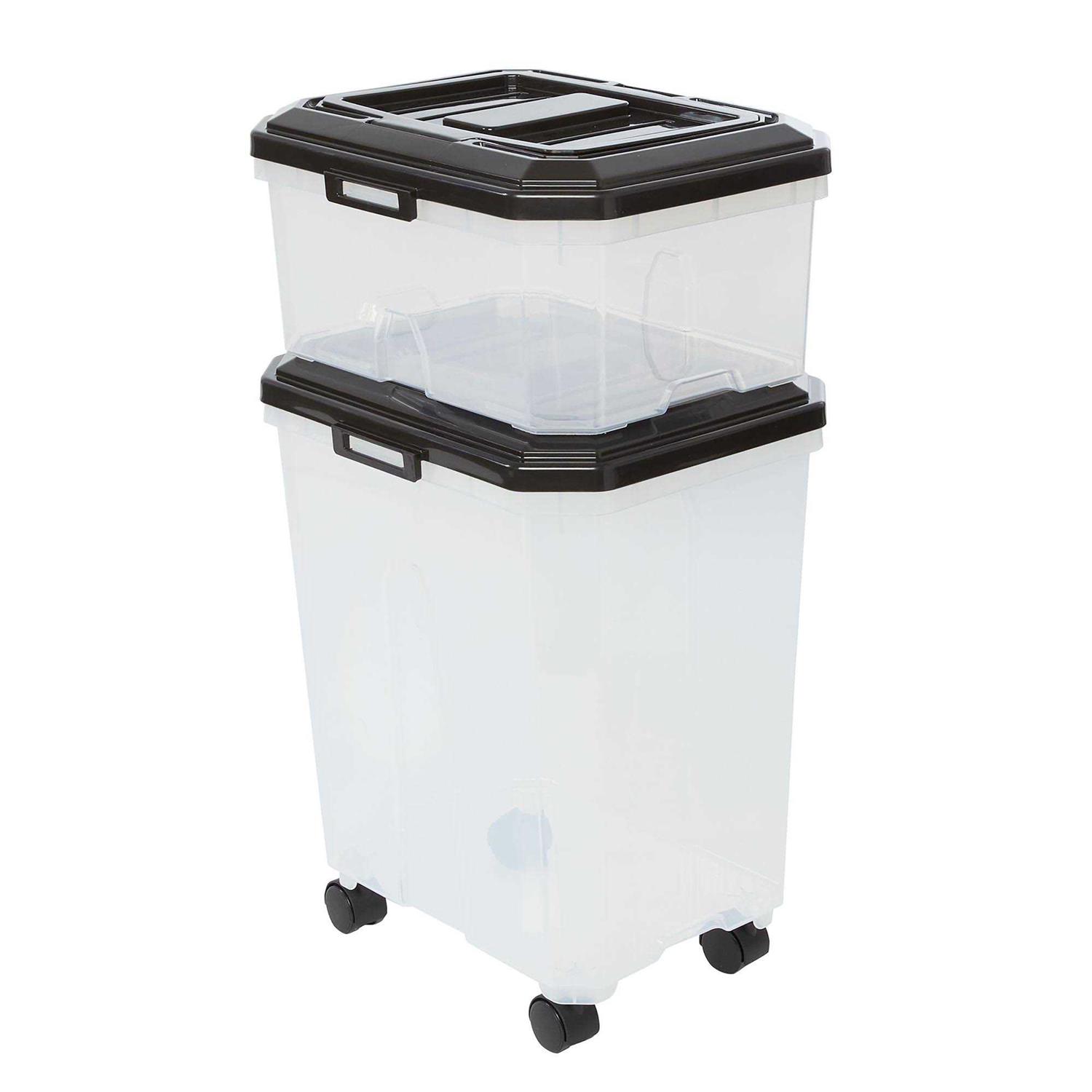 Top Paw Stackable Storage Containers 2 and Scoops - Healthber
