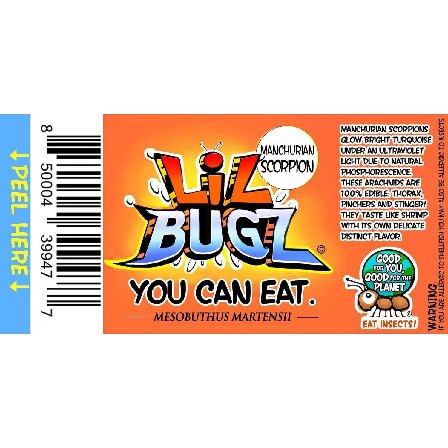 Lil Bugs You Can Eat Scorpion 4 Pack - Healthber