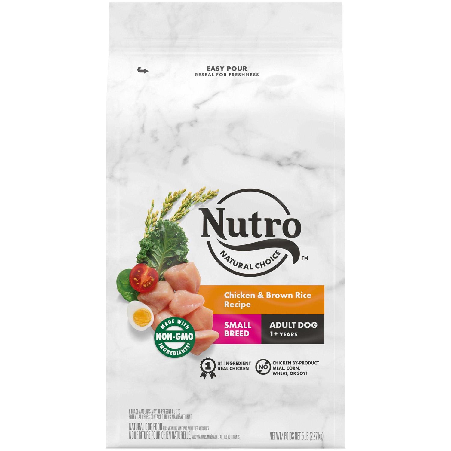 Nutro Natural Choice Small Breed Chicken & Brown Rice Adult Dog Food - Healthber