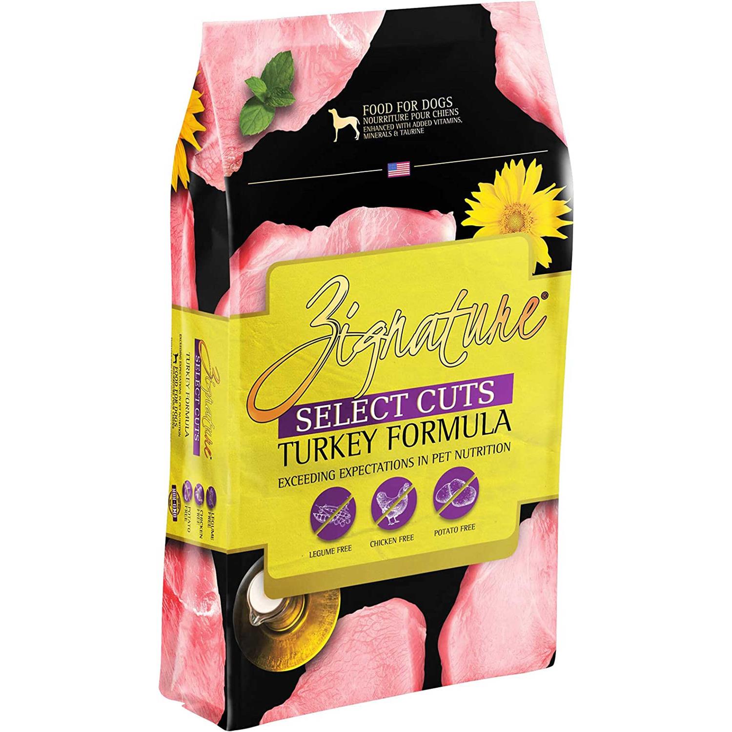 Zignature Select Cuts Turkey Formula Dry Dog Food - Healthber