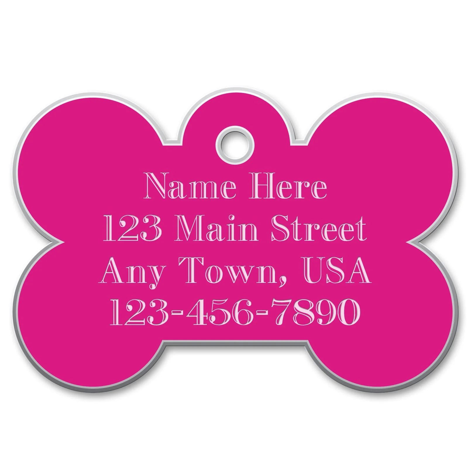 Small Bone Custom Personalzed Dog Tags - Healthber