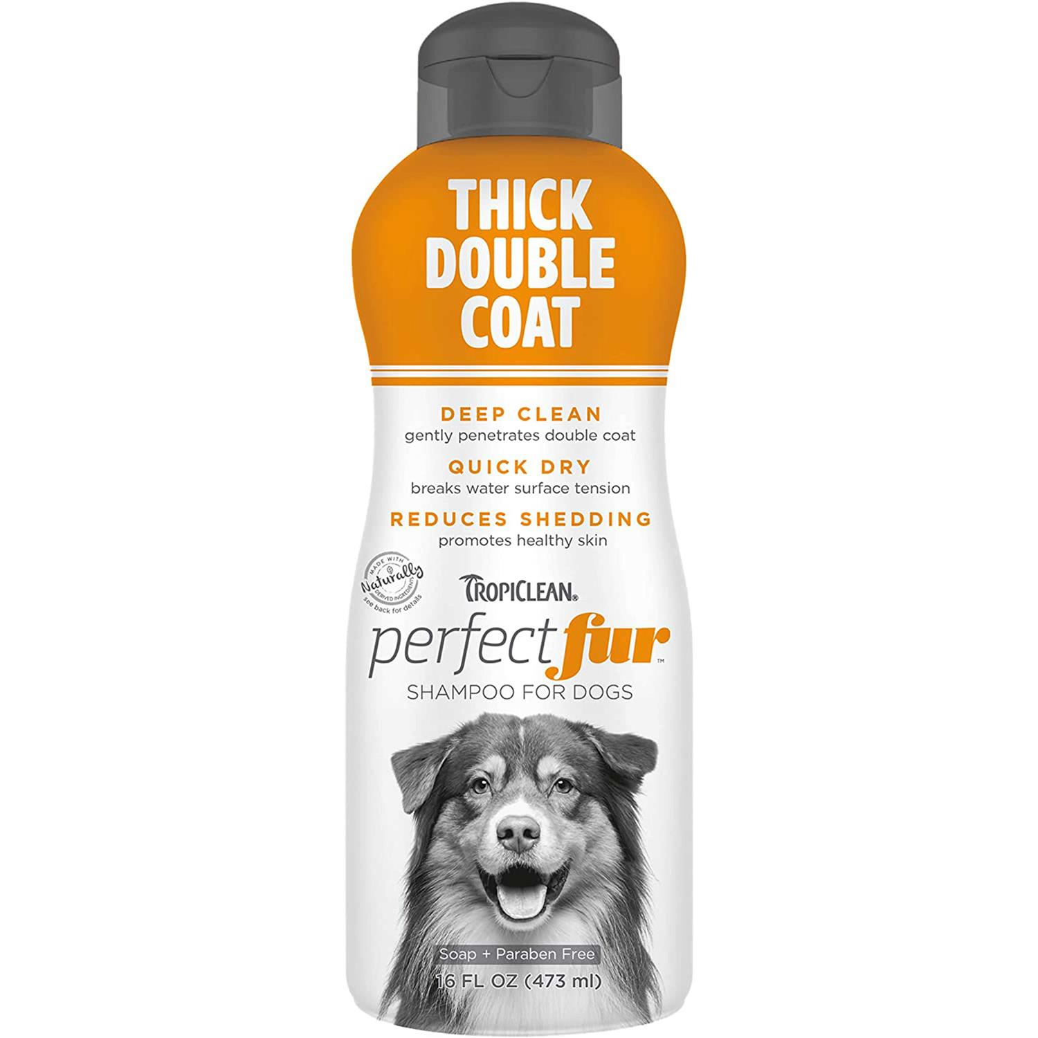 Tropiclean PerfectFur Thick Double Coat Shampoo for Dogs - Healthber