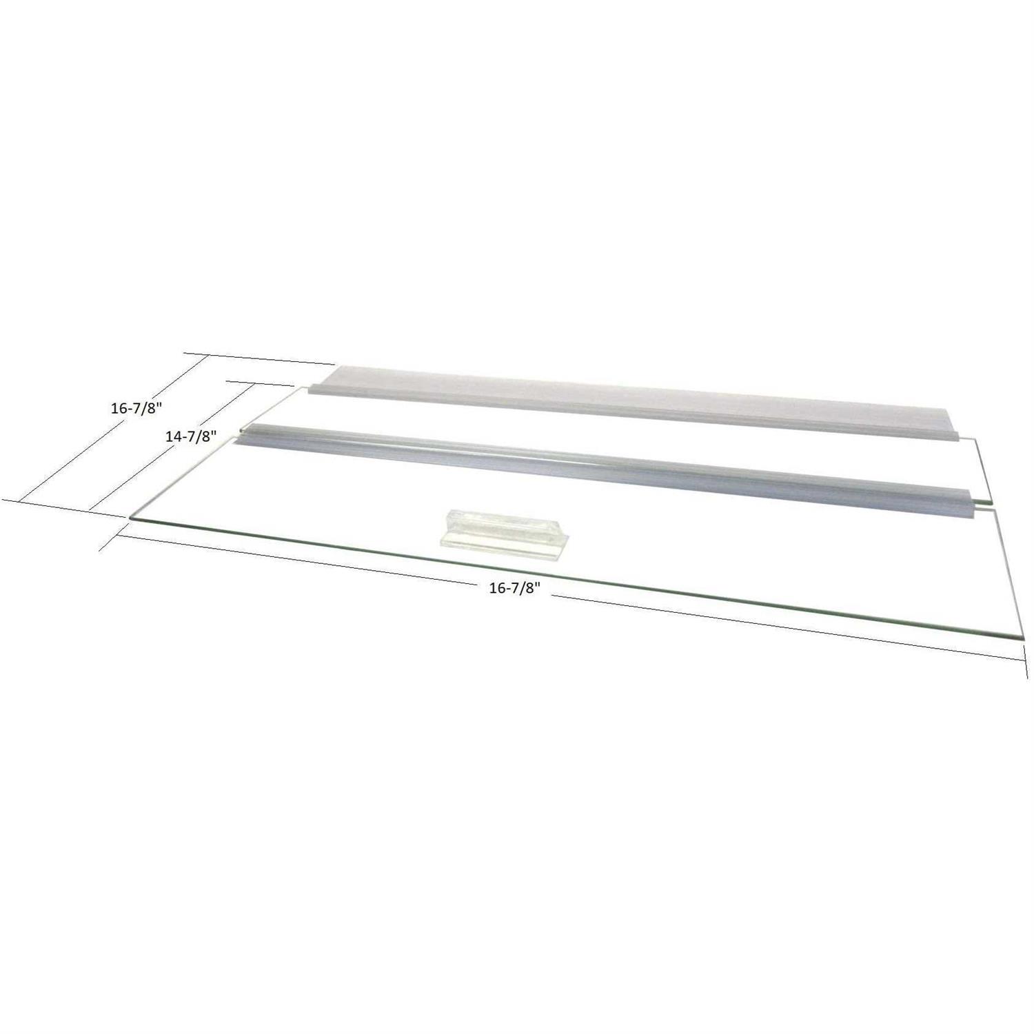 Blue Spotted Glass Canopy for Aquariums with and Without Center Braces - Healthber