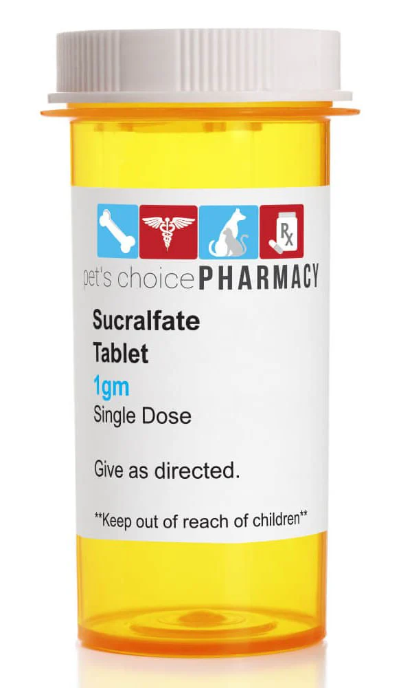 Rx Sucralfate (Generic) Tablets for Horses, Dogs, & Cats, 1 gram - Healthber