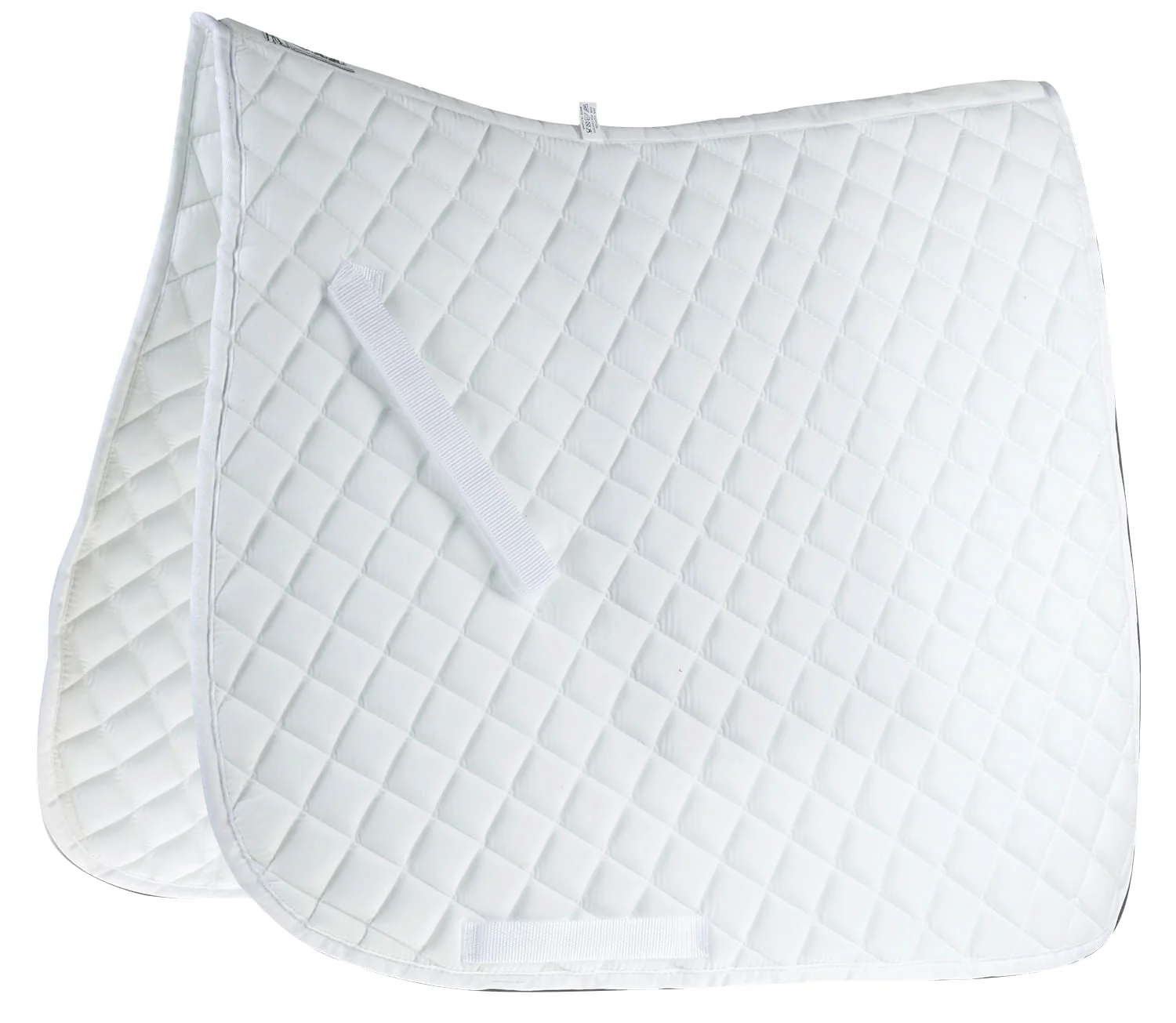 Roma Economy Dressage Saddle Pad, White - Healthber