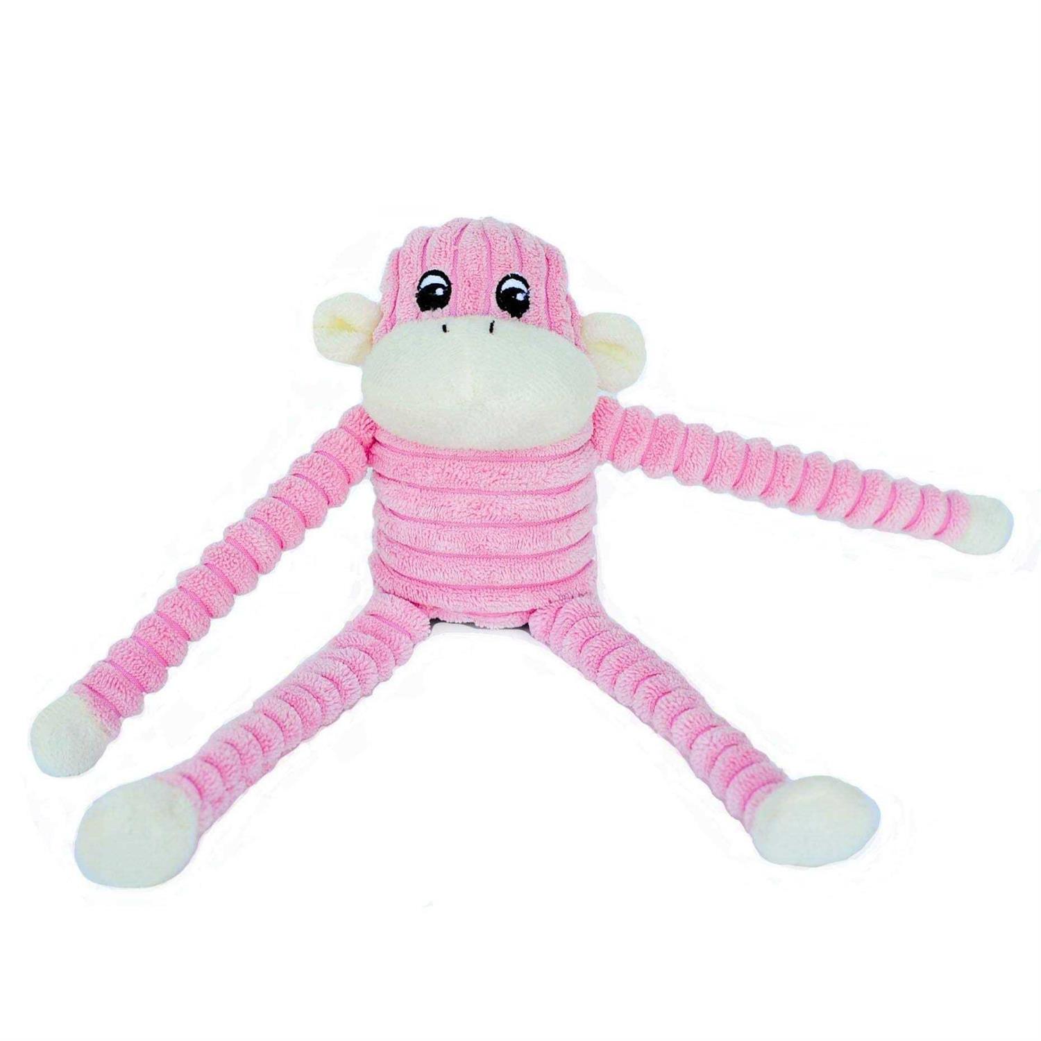 ZippyPaws Spencer The Crinkle Monkey Dog Toy - Healthber