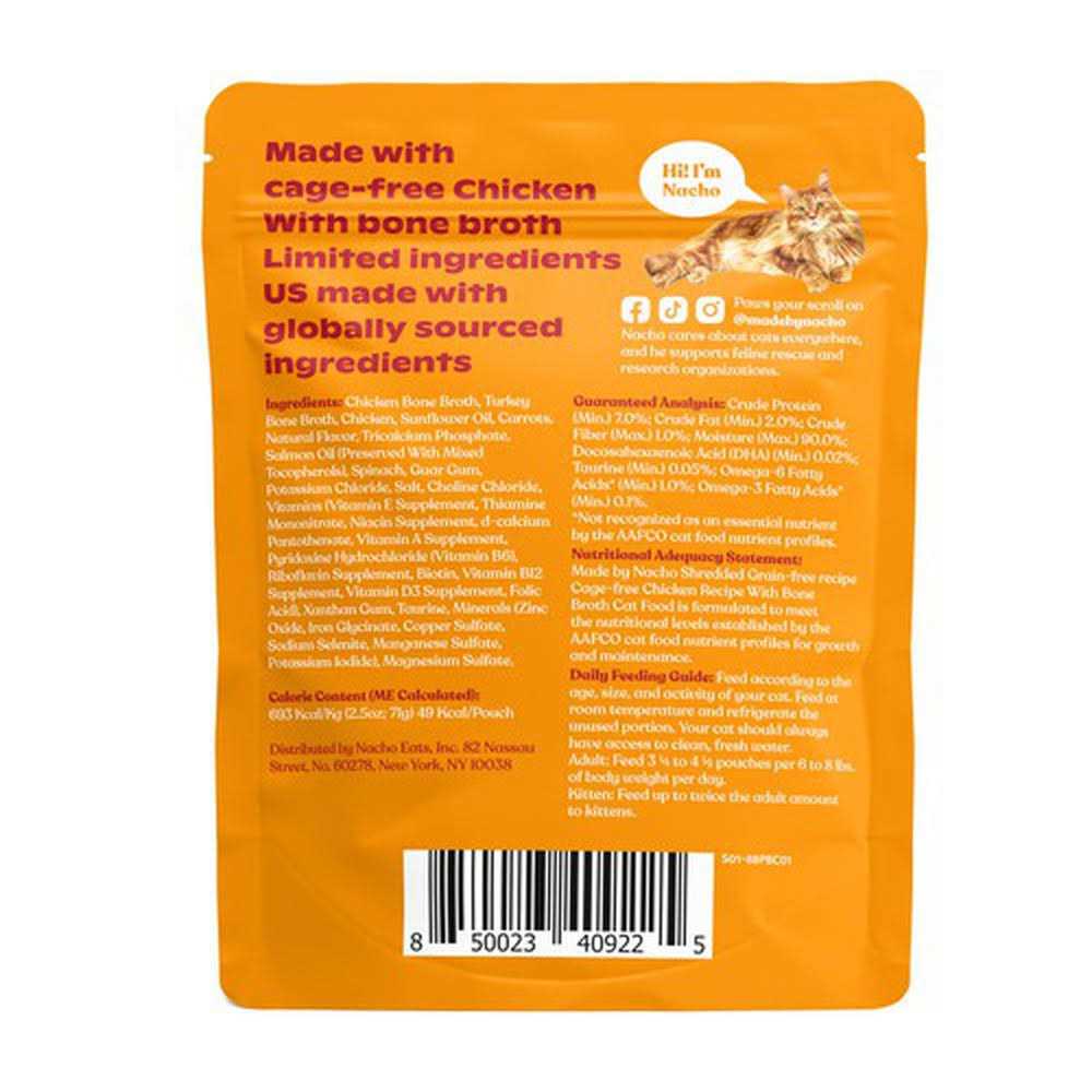Made By Nacho Digestive Support Cage-Free Chicken Puree Meal Topper with Bone Broth - Healthber
