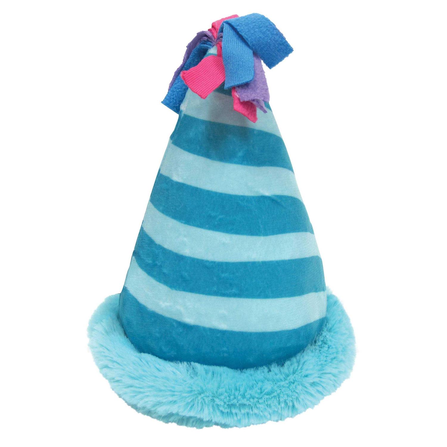 fouFIT Birthday Hat Crinkle Plush Dog Toy - Healthber