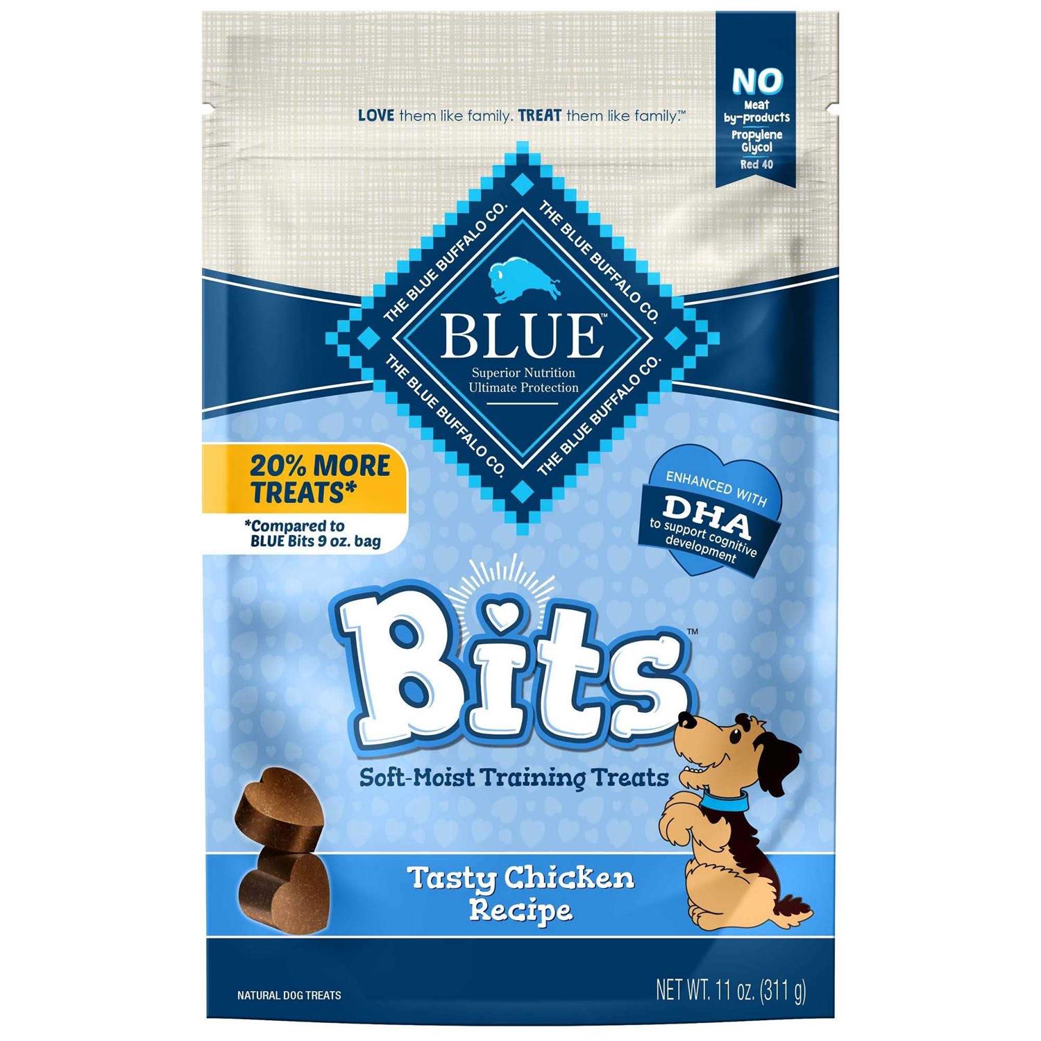 Blue Buffalo Bits Soft Moist Dog Training Treats - Healthber