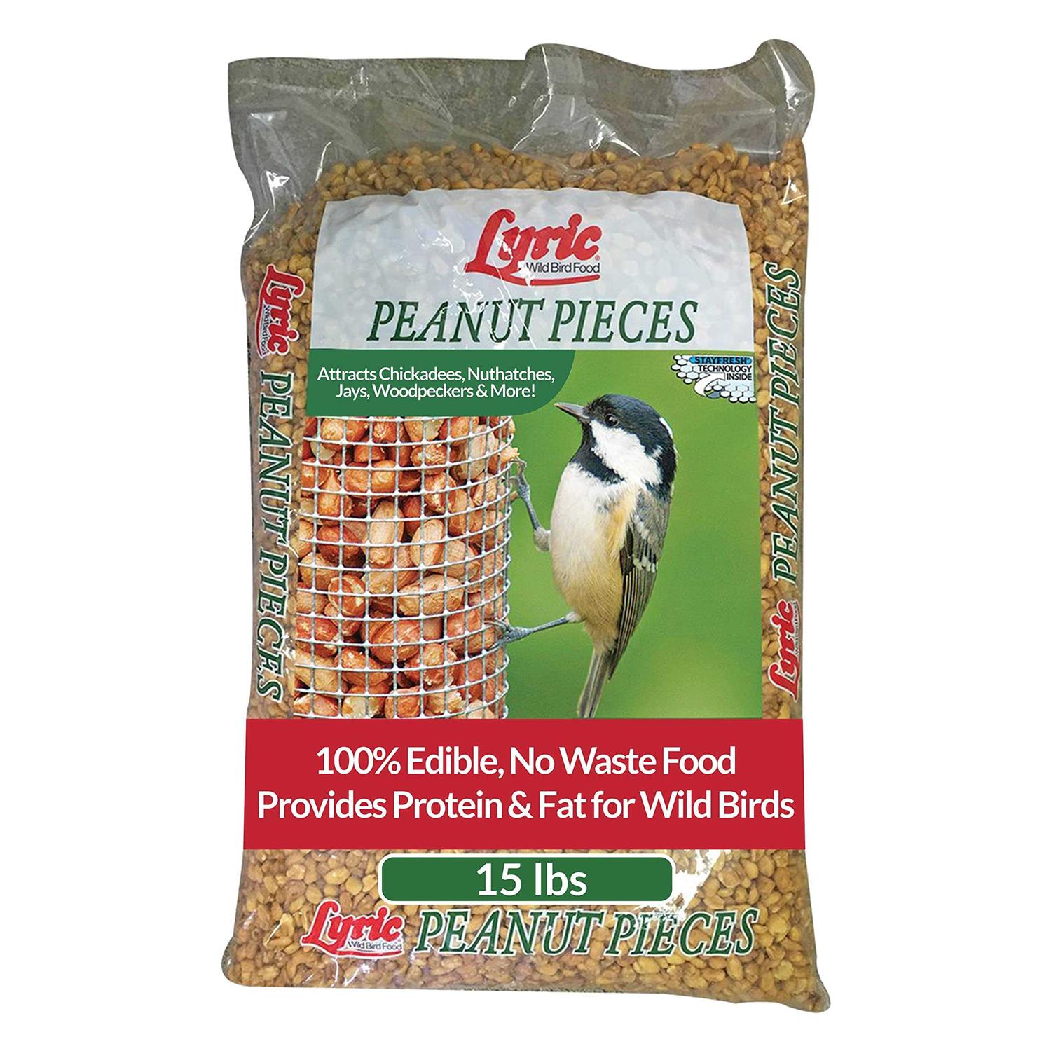 Lyric Peanut Pieces Wild Bird Food - Healthber