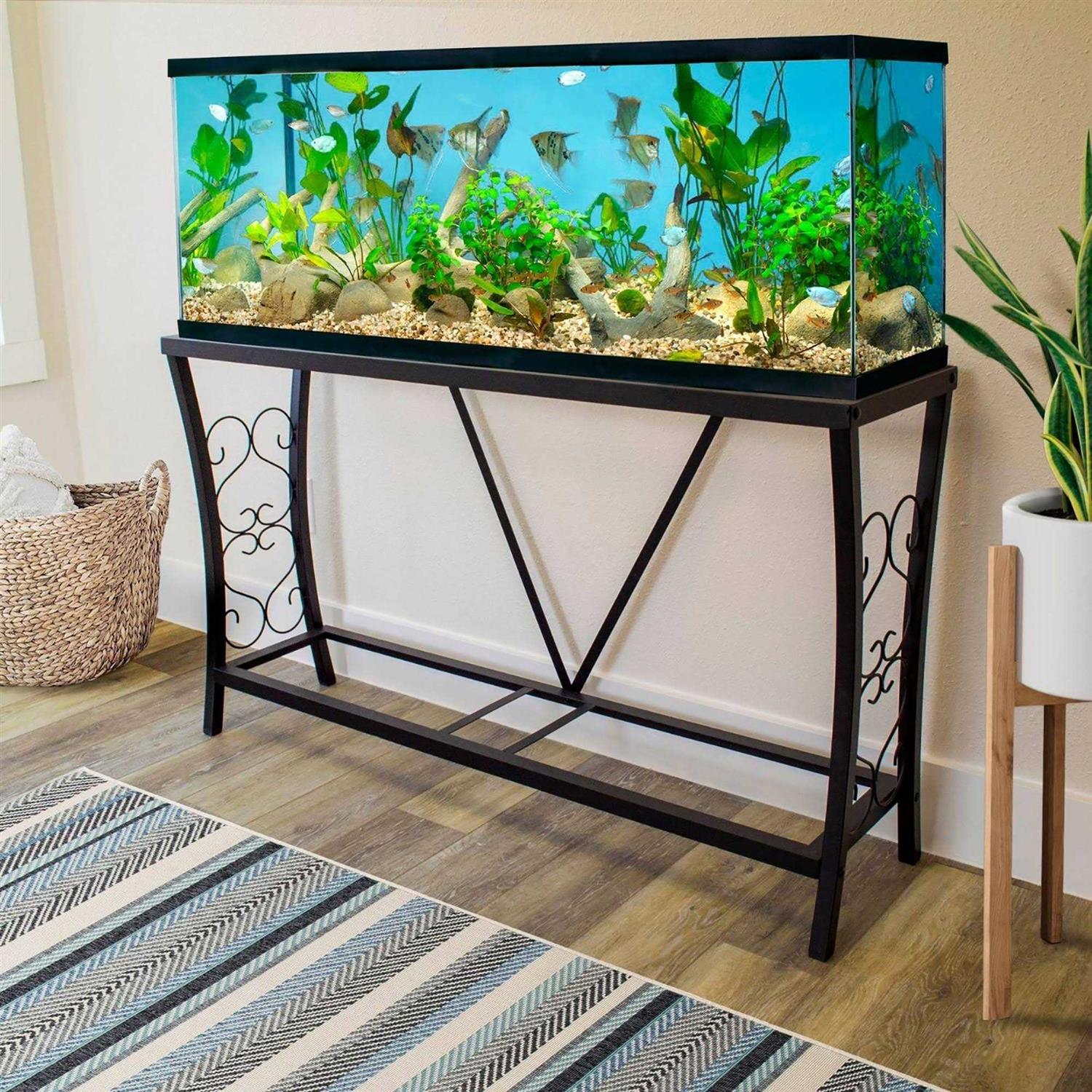 Aquatic Fundamentals Scroll Aquarium Stand - Healthber