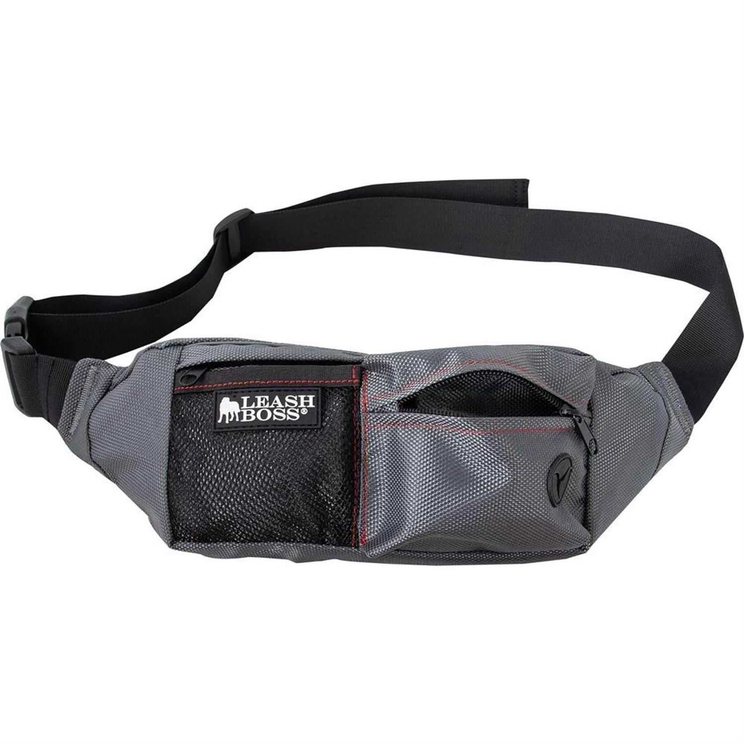 Leashboss PackUp Pouch Dog Treat Training Pouch with Waste Bag Dispenser - Healthber