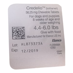 Credelio (lotilaner) Flea & Tick Chewable Tablets for Dogs - Healthber