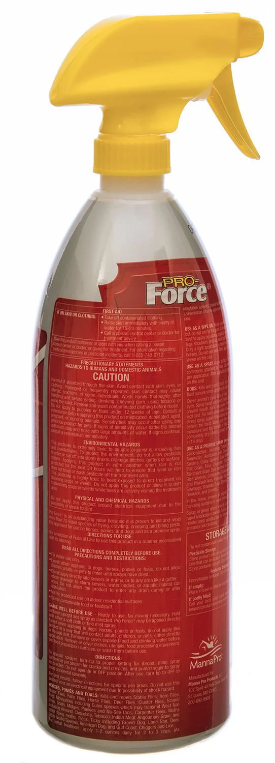 Pro-Force Fly Spray by Manna Pro, 32 oz - Healthber