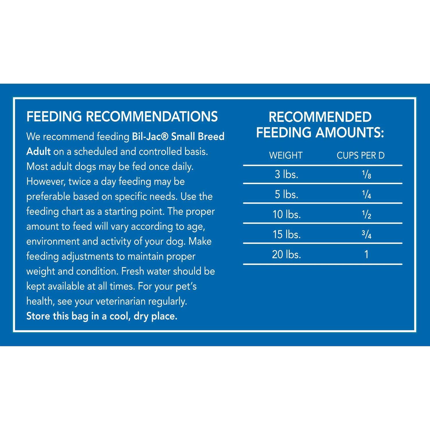 Bil Jac Small Breed Adult Dog Food - Healthber