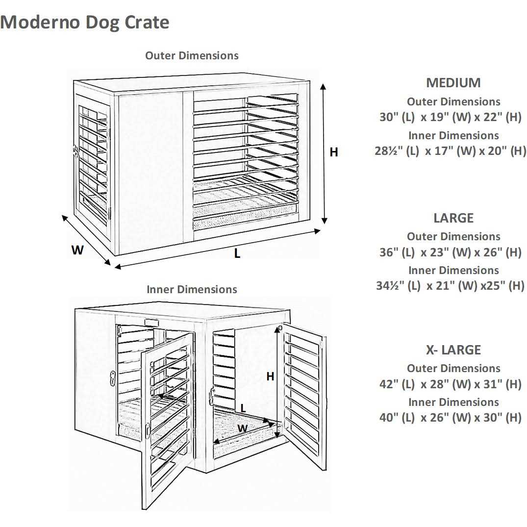 Bowsers Moderno Dog Crate - Healthber