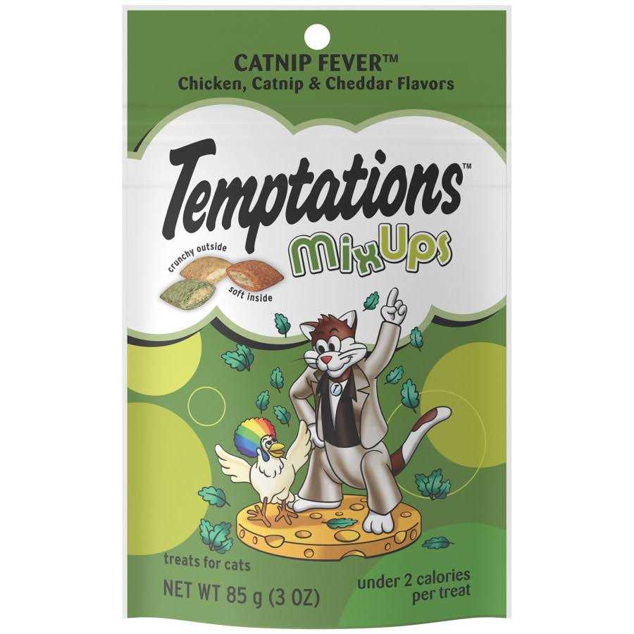 Temptations MixUps Catnip Fever Flavor Soft & Crunchy Cat Treats - Healthber