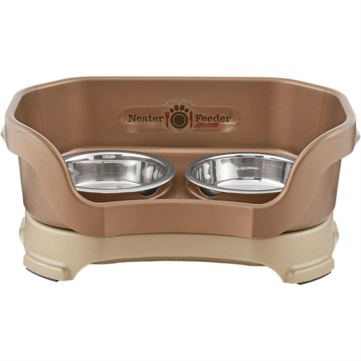 Neater Pets Neater Feeder Deluxe Elevated & Mess-Proof Cat Bowls - Healthber