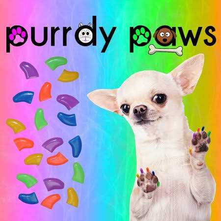 Purrdy Paws Soft Nail Caps for Dogs - Healthber