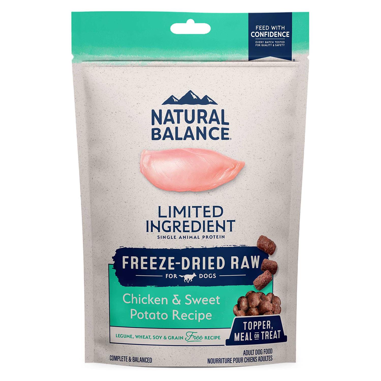 Natural Balance Limited Ingredient Freeze Dried Chicken & Sweet Potato Dog Food - Healthber