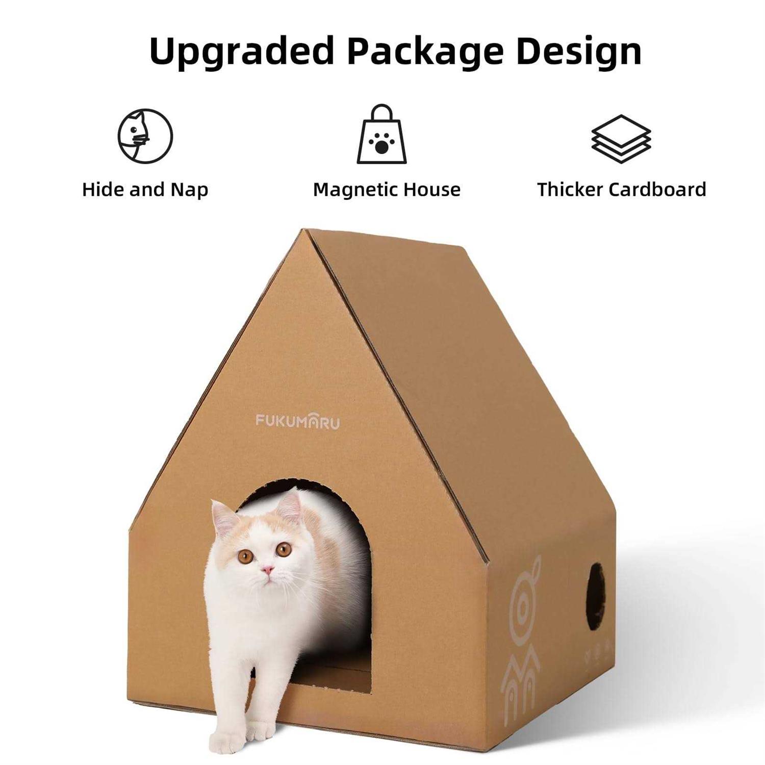 FUKUMARU Cat Wall Furniture Set Transparent Capsule Cat Wall Shelves with 2 PCS Pedals - Healthber