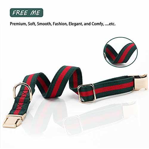 NISIYE Premium Dog Collar Soft Comfortable Dog Collars Luxury Style Durable Adjustable Collar with Metal Buckle Safety Dogs - Healthber